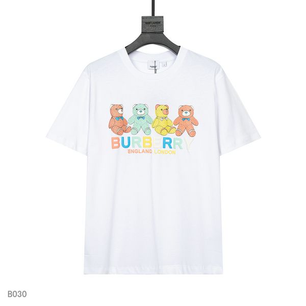 

202166 new fashion high-quality animal print t-shirt fashion designer loose men and women short sleeve summer fit design leisure sports, White;black