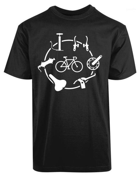 

circle cycle new men's personalized short sleeves authentic gift cool customize o neck tee shirt1, White;black