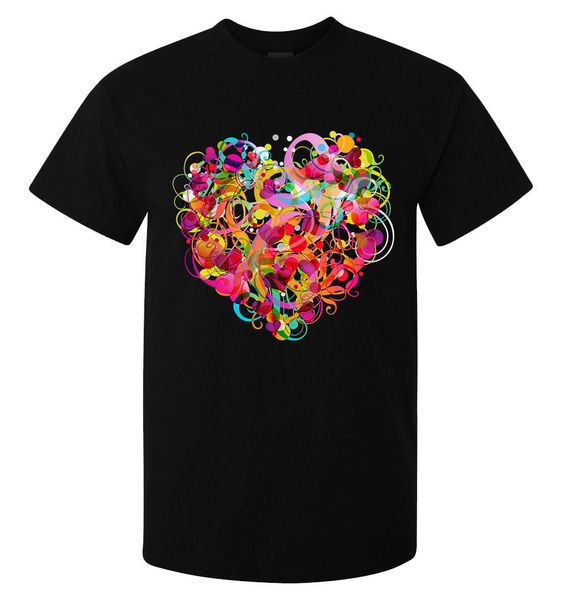 

abstract loving heart warm light artwork men's woman's available black cool casual pride men fashion sport hooded sweatshirt hoodi