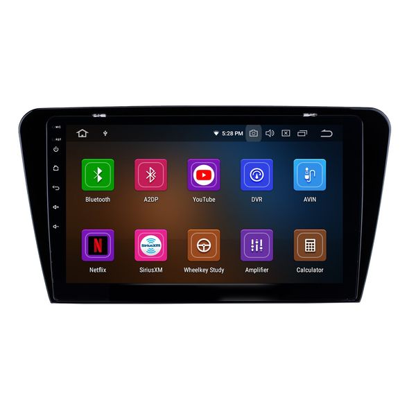 

10.1 inch hd touchscreen android 10 car head unit for 2015 2016 2017 skoda octavia (uv) with bluetooth usb wifi support swc 1080p