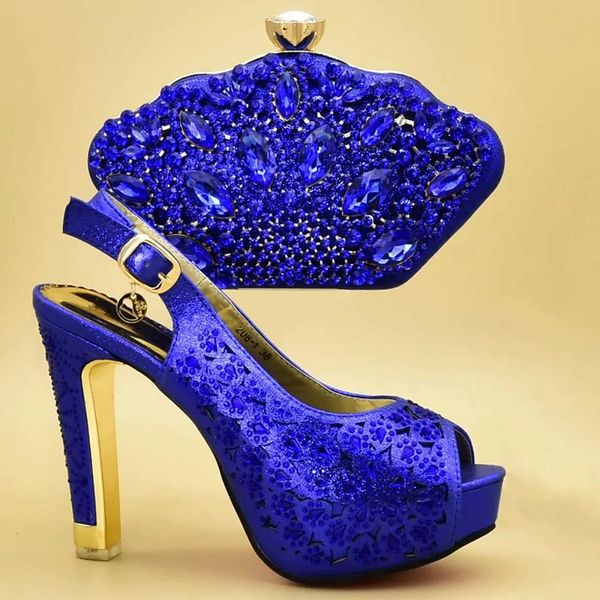 

new fashion shoes and bag set african sets 2020 italian shoe and bag set for party in women afrcan women pumps, Black
