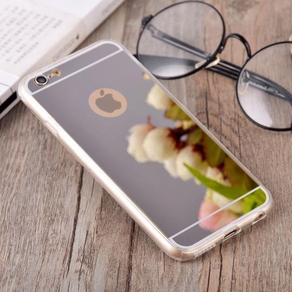 

hot soft tpu зеркало дела для iphone 4 4s 5 5s 5se 6 6s 8 plus x назад защита телефона cover jllijh dhzlstore