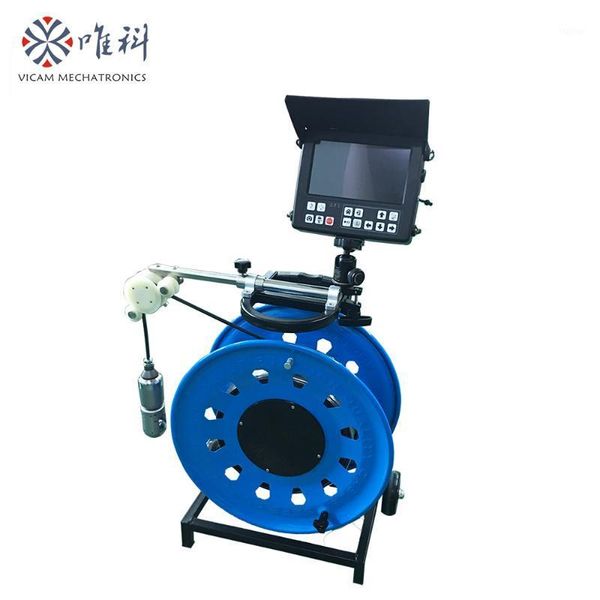 

100m 150m vicam 360 degree view water well inspection camera pan tilt borehole camera with depth counter device1