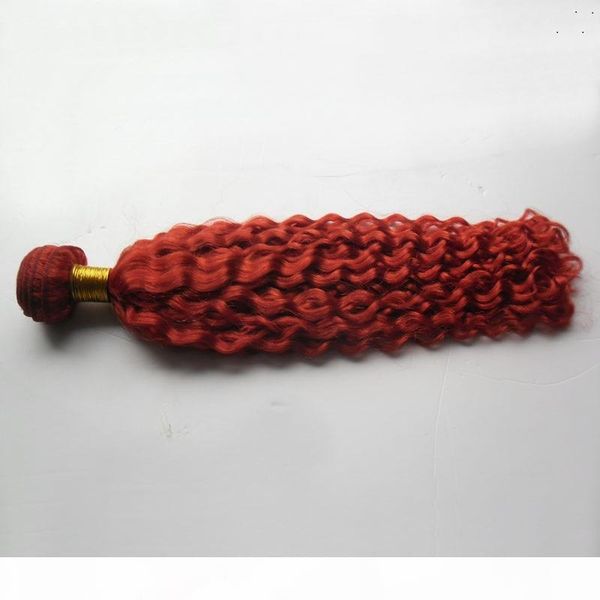 

deep wave brazilian red color hair weaves 12-26inch double weft virgin hair extensions 100% human hair weave, Black