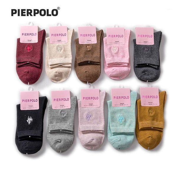 

pier new arrival dress women socks crew cotton socks female fashion funny women calcetines1, Black;white