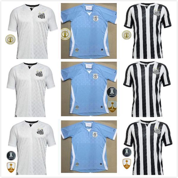 

2020 2021 фк сантос футбола джерси футбола джерси pato санчес soteldo kaio jorge вериссим камиз сантос 125 года выпуск 20 21, Black;yellow