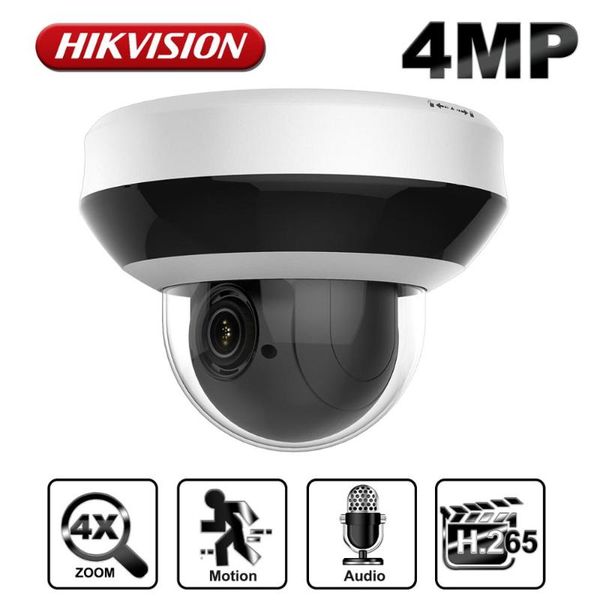 

cameras hikvision oem 4mp poe ptz ip camera dome 4x optical zoom outdoor/indoor security audio onvif ip66 motion detection