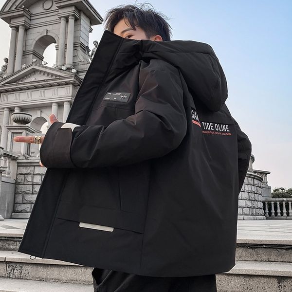 

vgxb 2020 men women winter details street hip hop luxury jacket down windproof warm logo printed all over long perfect jacket down ho, Black;brown