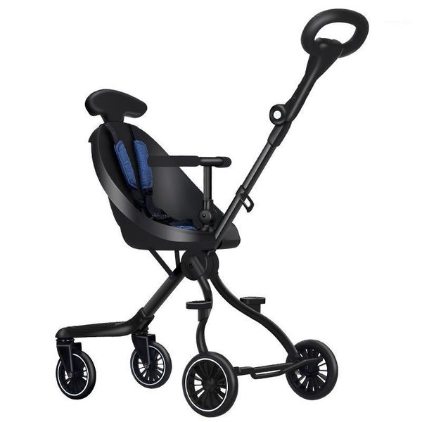 

strollers# baby stroller v1 children's light folding high landscape 4-wheel reversible1
