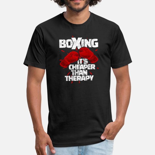 

boxing it's r than therapy funny t-shirt designers graphic t shirt comic kawaii latest tracksuit hoodie sweatshirt