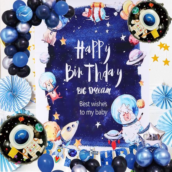 

shmqu new arrangement package poster dinosaur astronaut party scene decoration car letter new arrangement balloon balloon package car dinosa