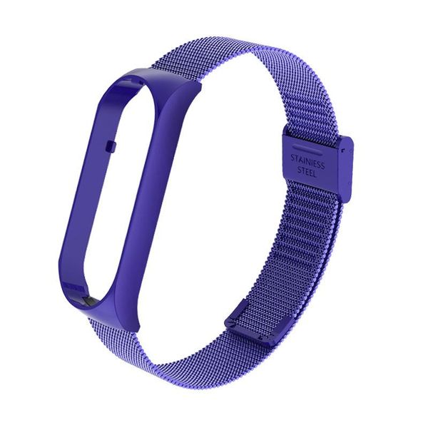 

new smart watch band suitable for xiaomi mi band 5 loop classic wristband belt stainless steel metal bracelet strap wholesale wmtfdk xhlove