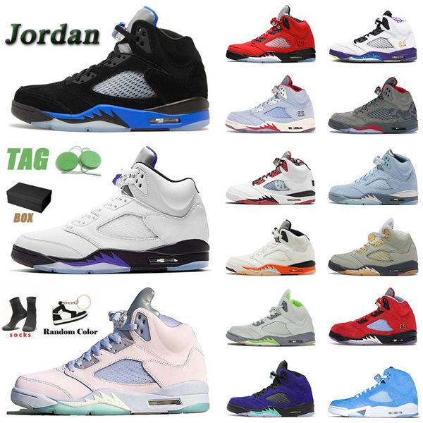 

new arrival jumpman 5 5s v mens basketball shoes designer racer blue bird concord easter camo alternate grape florida gators marquette sport