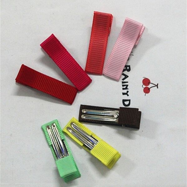 

factory4y2qribbon new prong 35mm double mini girl bows lined alligator clip hair accessories fj3203