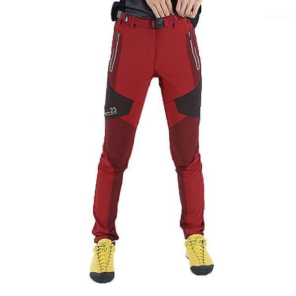 

outdoor pants women`s spring summer quick-dry waterproof breathable slim elastic hiking ladies cycling climbing trousers1, Black;green