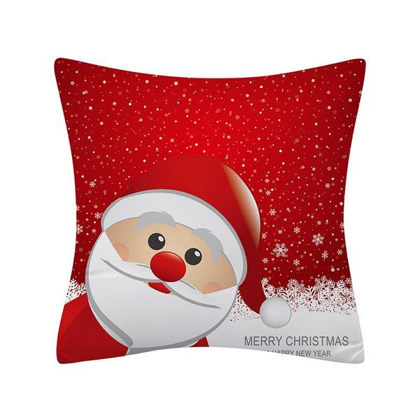 

4545cm christmas pillowcase square cushion cover red decorations for home sofa cushions christmas ornaments gifts natale 2020 wmtgkc xhhair