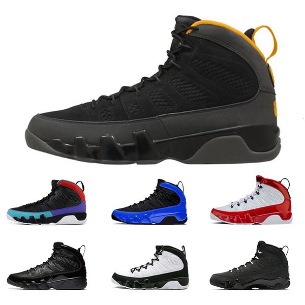 

2020 new arrivals 9s men outdoor shoes university gold anthracite release baron 9 mens trainers sports sneaker size 7-13