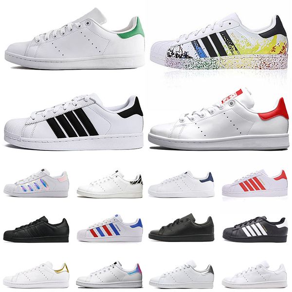 

2021 classic women men casual shoes superstar stan shoes smith sneakers triple white superstars black designers luxurys trainers sports