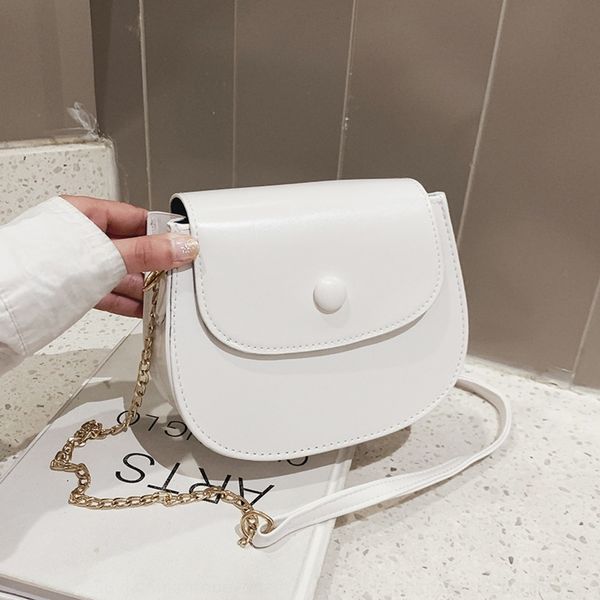 

vvqes chain shoulder saddle shoulder 2019 summer korean style saddle bag mini western style small women's bag djiuu