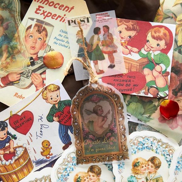 

костюм 30шт материал бумага декоративное коллаж scrapbooking карта создание journaling проекта diy крафт ретро писчая бумага карты sqchsm pp