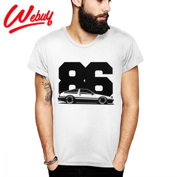 

crewneck ae86 автомобиля майка япония аниме мультфильм tee мужской graphic печать camiseta 3d печать горячая продажа круглый шеи спортивный
