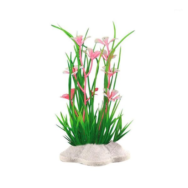 

decorative flowers & wreaths simulated water grass fish tank plastic decoration aquarium green plants ornament plant fake f191