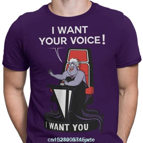 

sport printed funny 2020 camiseta i want your voice - men's apparel women t-shirt