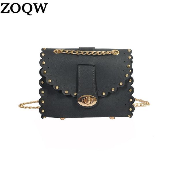 

zoqw 2020 summer fashion pu leather women messenger bags rivet chain small shoulder bag female mini crossbody bolsas wyq487
