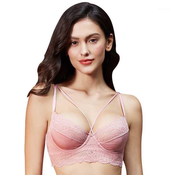 

cyhwr lace ultrathin brassiere push up beauty back pack women underwear lingerie bra set1, Red;black