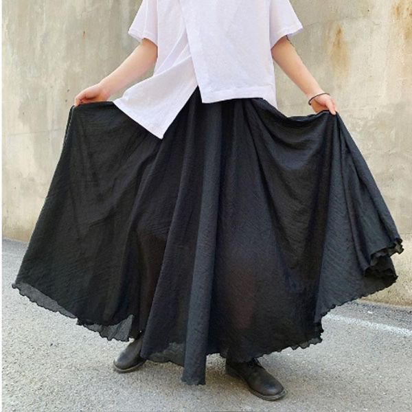 

homens verão japão estilo de design de dupla camada saia calças dança rua chapéu hip hop largas calças dos homens calça ca1, Black