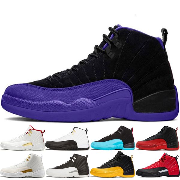 

new arrive 12 basketball shoes 12s man shoes dark concord fiba game royal gamma blue university blue bulls gym red des chaussures shoe, White;red