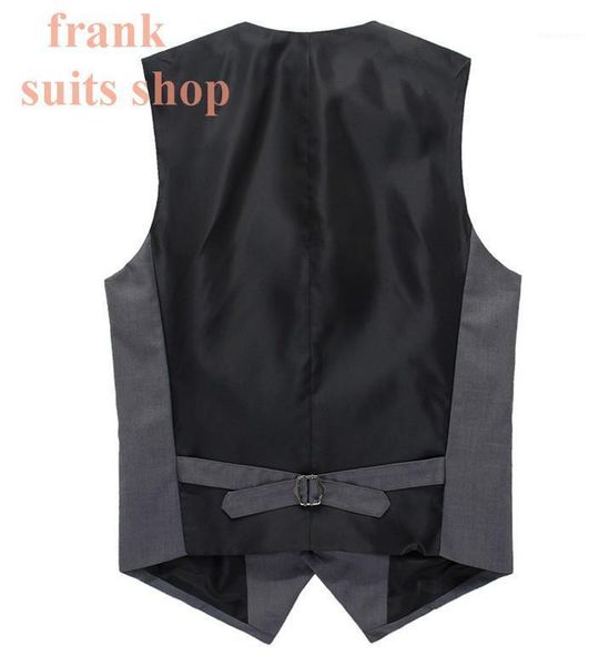 

men suit vest 2021 custom made new brand designer formal business dress beckham vest slim fit gilet male sleeveless1, White;black