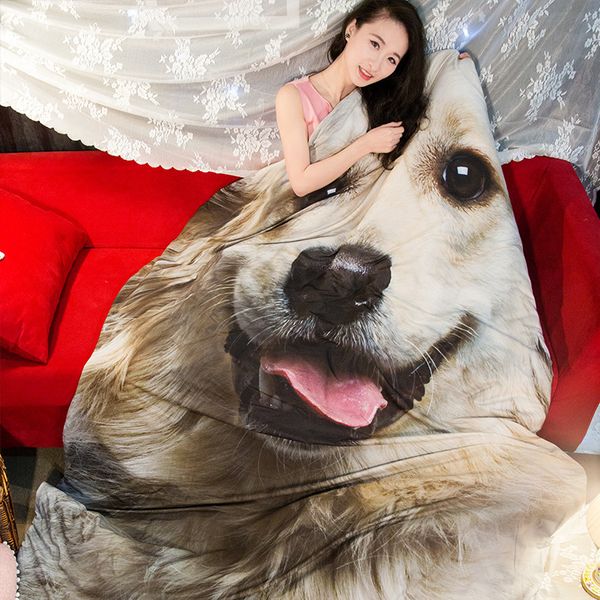 

comforters & sets quilted quilts bedding set novelty kids gift husky dog/caiger 3d pattern futon quilt covers bed high imitation animal