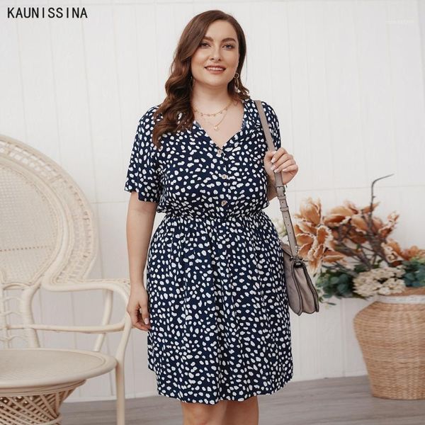 

v neck short sleeve dress plus size women bohemian retro floral print summer dresses casual gown vestidos shirt dress1, Black;gray