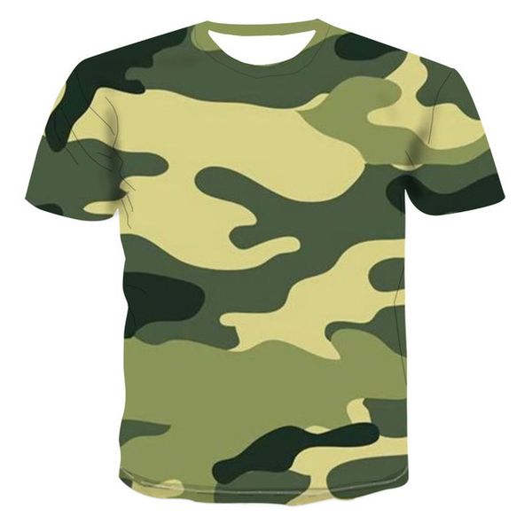 

summer 3d camouflage graphic summer 3d print shirts horror oversized comics men clothing