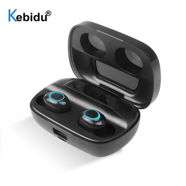 

3500mah led bluetooth wireless earphones headphones earbuds tws touch control sport headset noise cancel earphone headphone1