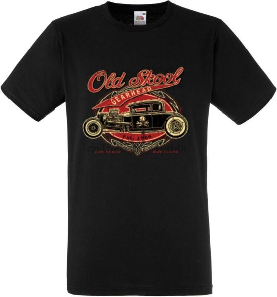 

t shirt in schwarz auto v8 rod us car&50 stylemotiv modell old scool(1) sport hooded sweatshirt hoodie
