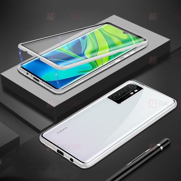 

magnetic case for xiaomi mi note 10 lite case double sided tempered glass full protect case for mi note 10 note10 lite h wmtlrn