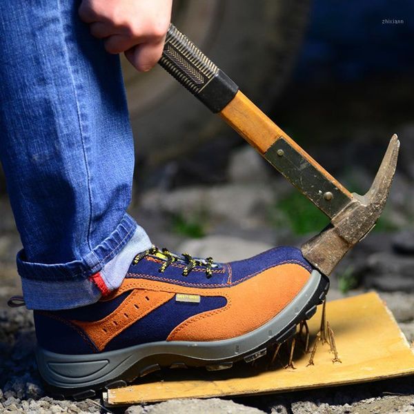 

work safety boots men shoes steel toe work shoes anti-puncture safety construction protective men boots size 461, Black