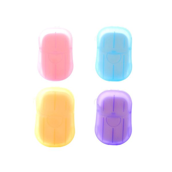 

portable washing wipes bath travel scented slice sheets foaming box paper hand sanitizer holder soap dhd2791
