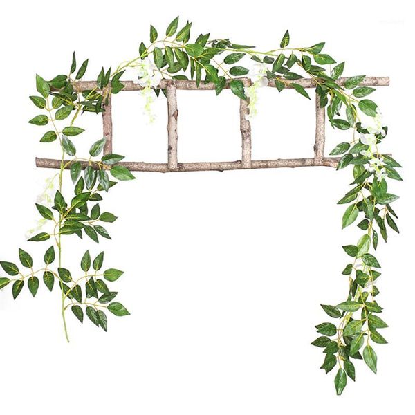 

decorative flowers & wreaths artificial wisteria flower vine silk rattan plant fake hanging home wedding birthday party decoration1