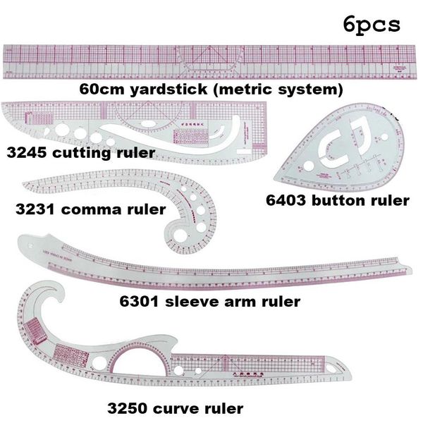 

inne 8 9 10шт набор линейка для шитья инструменты аксессуары tailor измерительный комплект drawing yardstick рукава arm французский curve ре