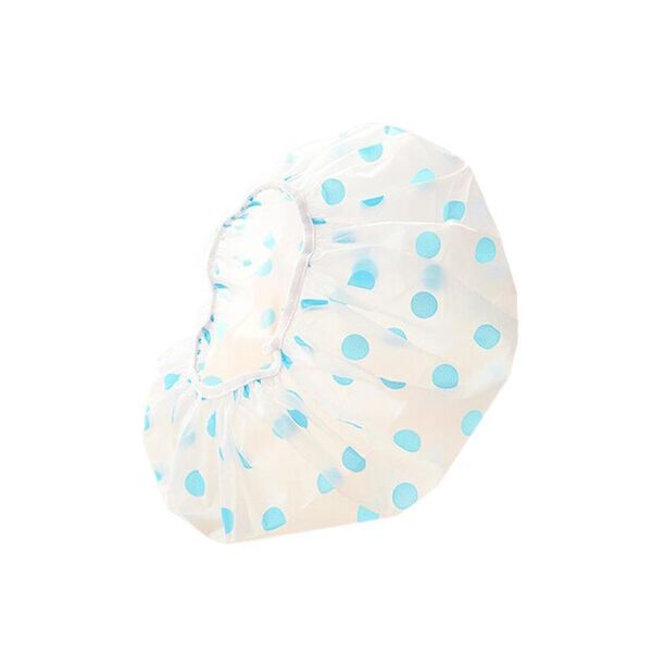 

2019 women waterproof elastic plastic shower bathing cap random color disposable hat l one-off elastic shower bat jllncw