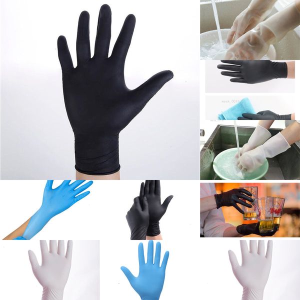 

original acid nitrile cleaning thickened house protective gloves corrosion disposable 100pcs bl epks