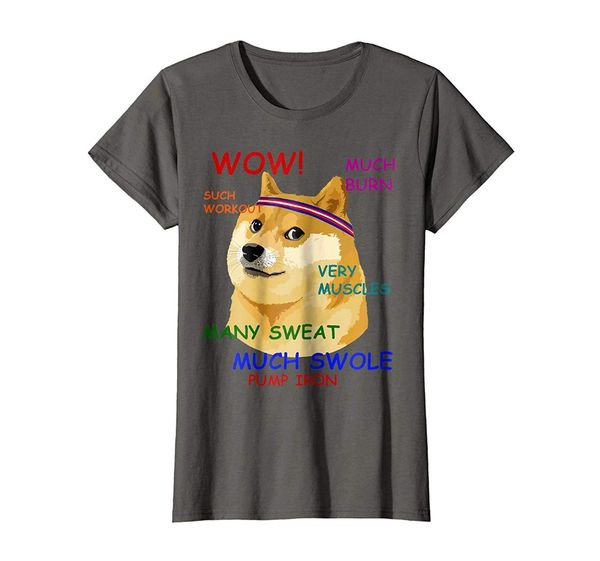 

men 2019 summer round neck men's t shirt very fitness doge t-shirt wow t shirt sport hooded sweatshirt hoodie