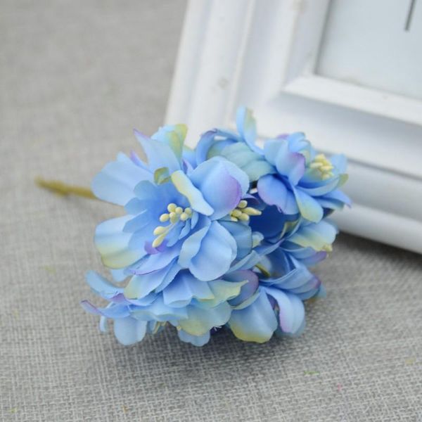 

6шт шелк искусственный цветы невесты букет для дома свадьба свадьба свадьба украшения автомобиля скрапбукинг венок поддельные цветы f jllprj