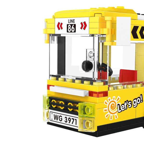 

wange double decker tour bus brt bus bus bus bload block наборы город вид грузовик осмотр достопримечательностей автомобильные кирписы дети