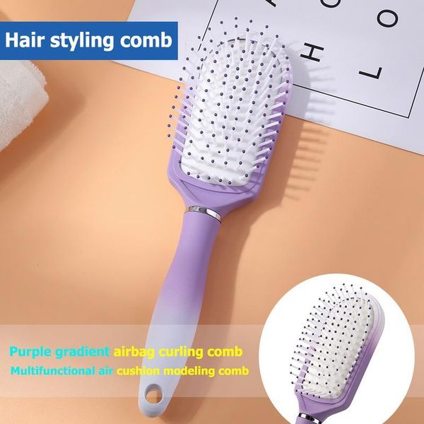 

multifunction hairdressing massage comb anti-static air cushion massage comb hair brush hairdressing comb multifunction hair jllbxg, Silver