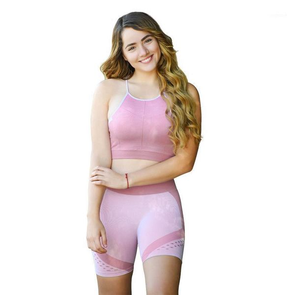 

yoga outfits cxuey pink set woman fitness wear exercise outfit seamless 2 piece gym workout women sport clothes for gray1, White;red