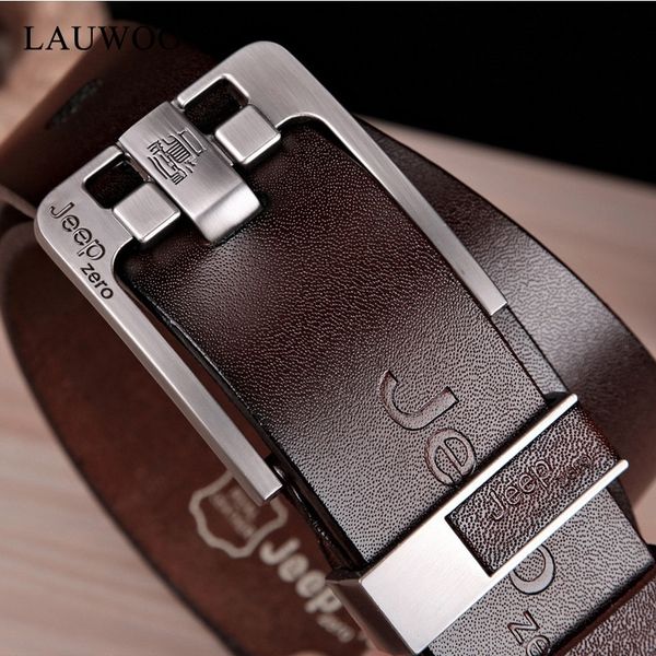 

lauwoo leather belt men belt for men cow genuine leather strap designer belts male ceinture homme high genuine leather belt y200520, Black;brown